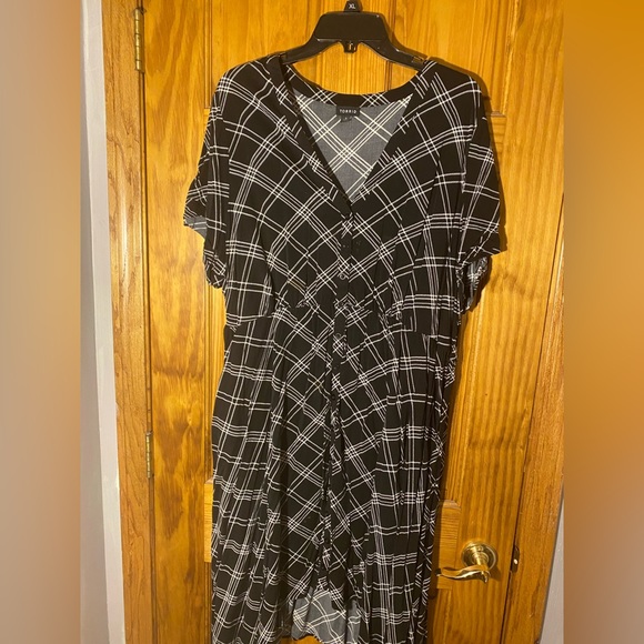 Tshirt Torrid Plaid Dress - Picture 1 of 3